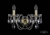 Бра  Bohemia Ivele Crystal  арт. 1402B/2/160/XL/G